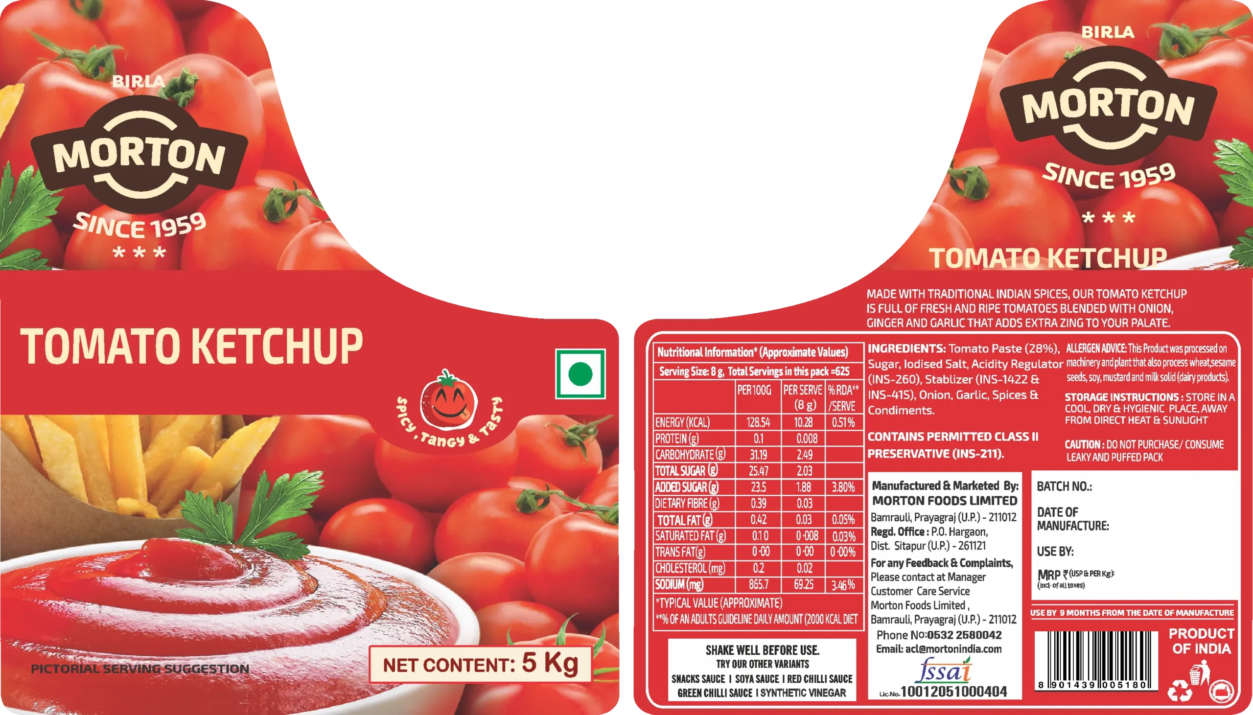 Tomato Ketchup 5 kg