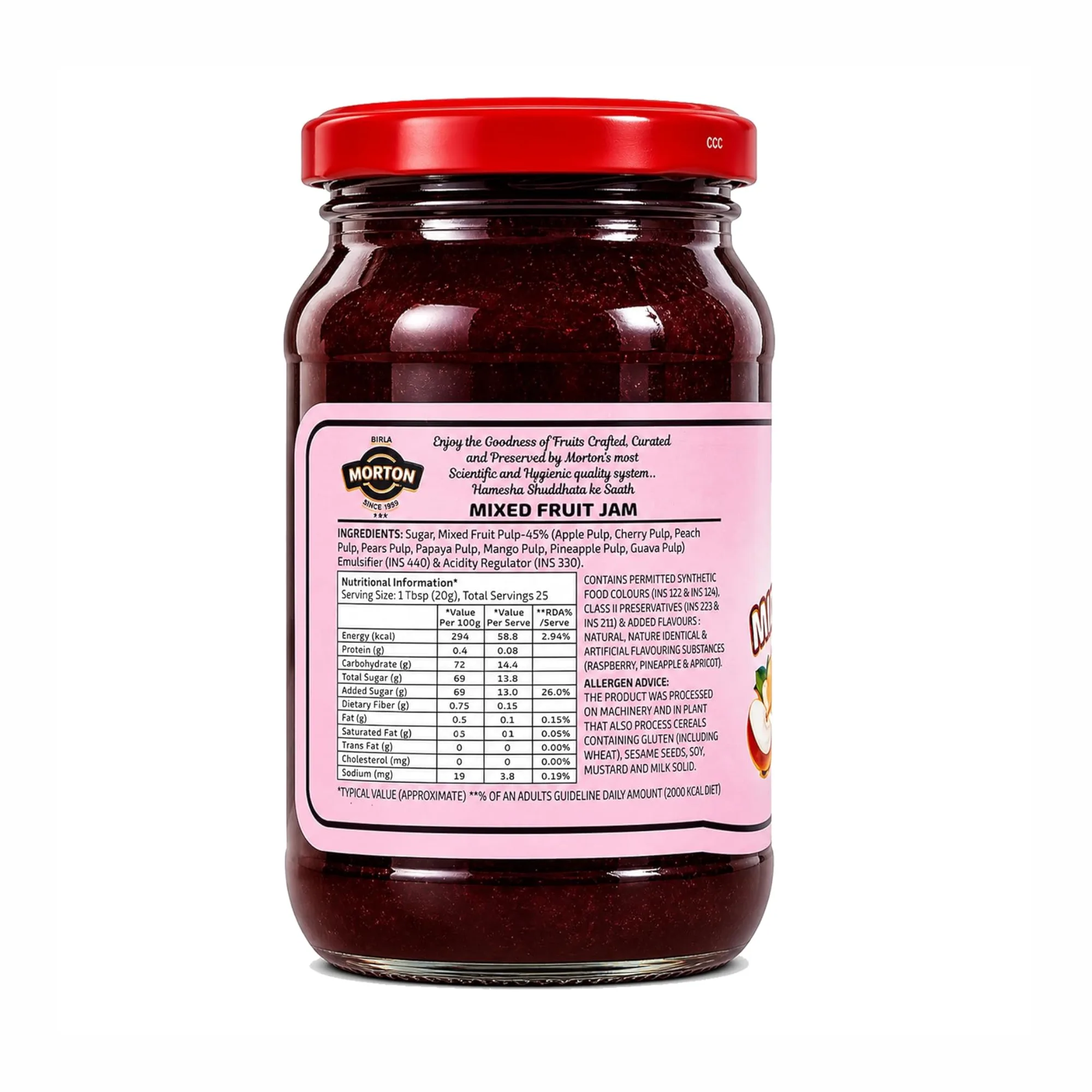 Mixed Fruit Jam 500gm - Image 2