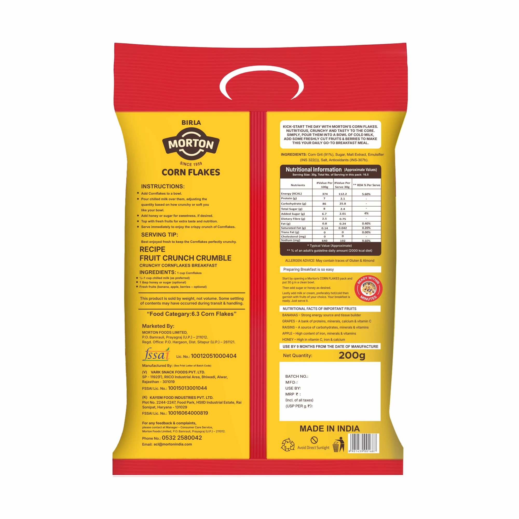 Corn Flakes 200 g - Image 2